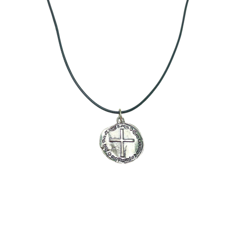 CORDÃO COM MEDALHA 2,5CM - FRENTE E VERSO