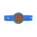 PULSEIRA DE SILICONE - REGULÁVEL - SÃO BENTO - AZUL