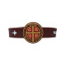 PULSEIRA DE SILICONE - REGULÁVEL - SÃO BENTO - MARROM