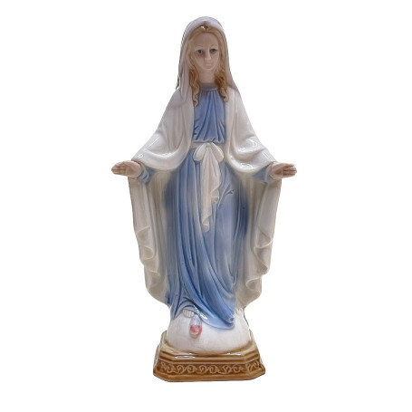 IMAGEM DE PORCELANA - NOSSA SENHORA DAS GRAÇAS - 21,5CM