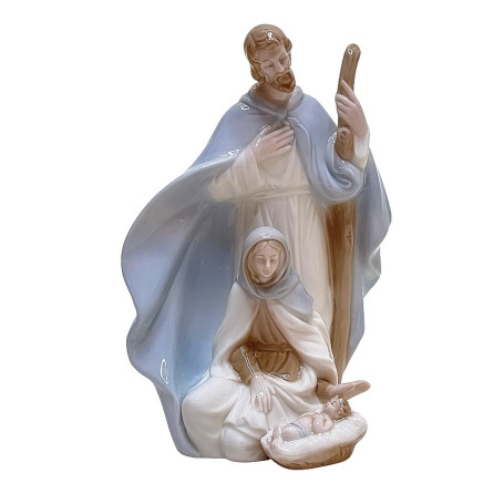 IMAGEM DE PORCELANA - SAGRADA FAMÍLIA - 23CM