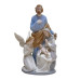 IMAGEM DE PORCELANA - SAGRADA FAMÍLIA COM ANJO - 25CM