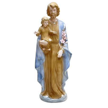 IMAGEM DE PORCELANA - SÃO JOSÉ - 50CM