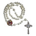TERÇO PÉROLA GLAMOUR - SAGRADO CORAÇÃO DE JESUS