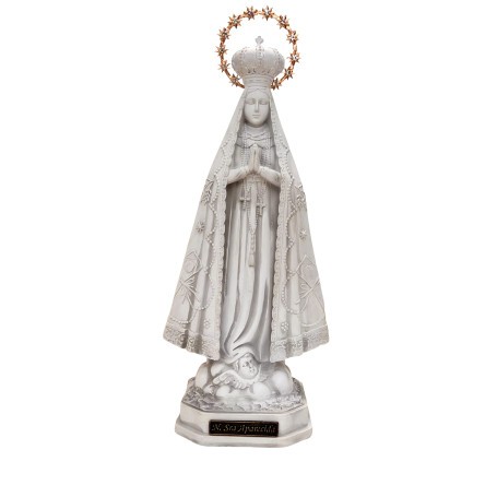 IMAGEM DE MÁRMORE - APARECIDA - 31CM