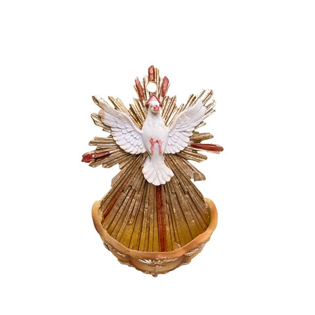 PIA DE ÁGUA BENTA - ESPÍRITO SANTO - 14,5CM