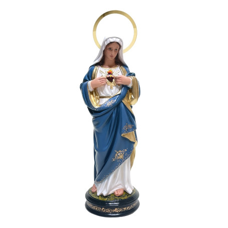 IMAGEM SAGRADO CORAÇÃO DE MARIA - 36CM