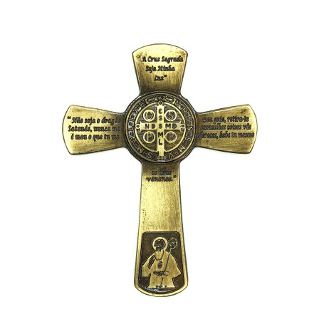 CRUZ - ORAÇÃO DE SÃO BENTO - OURO VELHO