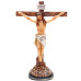 CRUCIFIXO DE RESINA COM PEDESTAL - 46CM