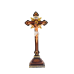 CRUCIFIXO DE RESINA COM PEDESTAL - 20CM