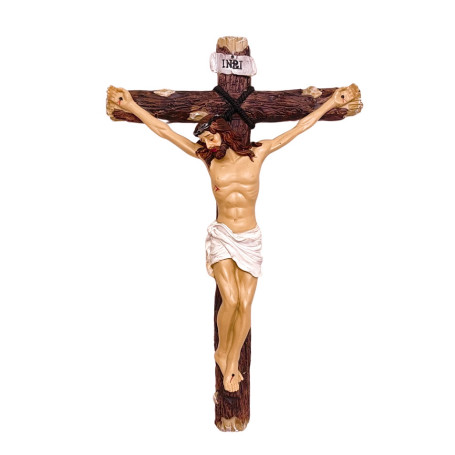CRUCIFIXO DE PAREDE - TRONCO - 25CM