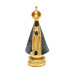 IMAGEM NOSSA SENHORA APARECIDA - DOURADO COM CHUMBO - 21CM