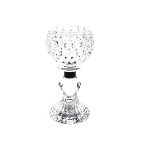 CASTIÇAL EM CRISTAL - 15CM 