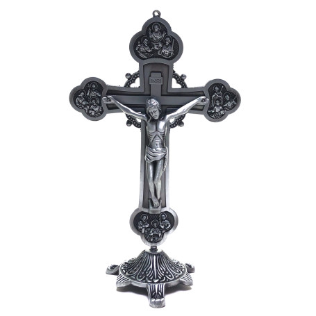 CRUZ DOS APÓSTOLOS - PRATA ENVELHECIDA - 27CM