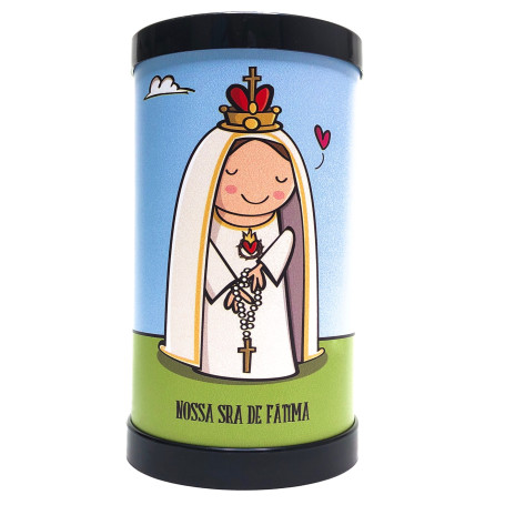LUMINÁRIA NOSSA SENHORA DE FÁTIMA - POLIPROPILENO