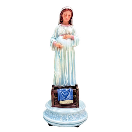 IMAGEM NOSSA SENHORA GRÁVIDA - MUSICAL - 21CM