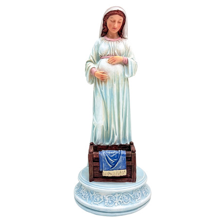IMAGEM NOSSA SENHORA GRÁVIDA - MUSICAL - 30CM