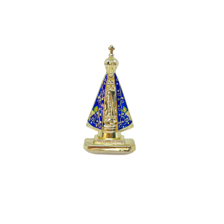ENFEITE MINIATURA DE METAL - NOSSA SENHORA APARECIDA