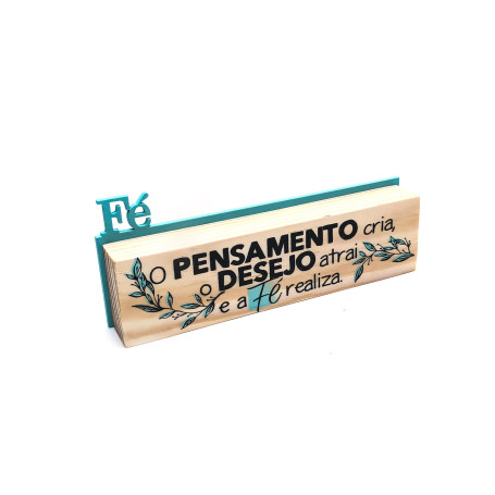 MADEIRINHA DUPLA DE MESA - FÉ