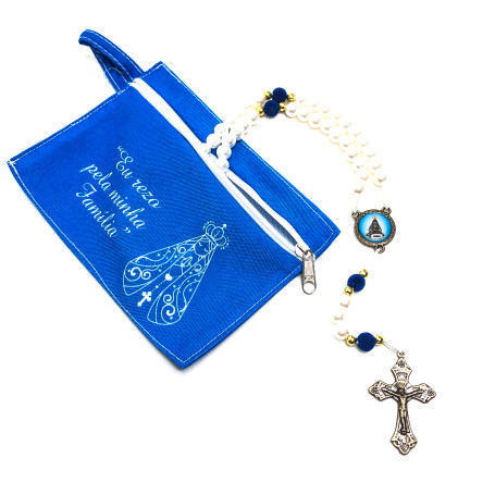 TERÇO COM BOLSINHA - NOSSA SENHORA APARECIDA