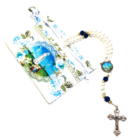 TERÇO COM BOLSINHA - NOSSA SENHORA DE FÁTIMA