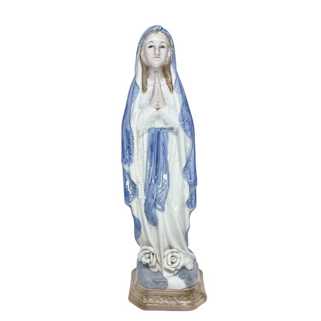 IMAGEM DE PORCELANA - NOSSA SENHORA DE LOURDES - 29CM