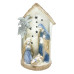 IMAGEM DE PORCELANA - LUMINOSA - SAGRADA FAMÍLIA - 21CM