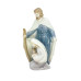 IMAGEM DE PORCELANA - SAGRADA FAMÍLIA - AZUL ESCURO - 16CM