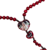 TERÇO DE MADEIRA - VERMELHO - NOSSA SENHORA DE FÁTIMA - MÃE