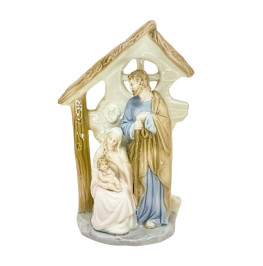 IMAGEM DE PORCELANA - SAGRADA FAMÍLIA - 20,5CM