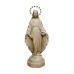 IMAGEM NOSSA SENHORA DAS GRAÇAS - MÁRMORE - MARFIM - 55CM - COROA DE ESTRELAS