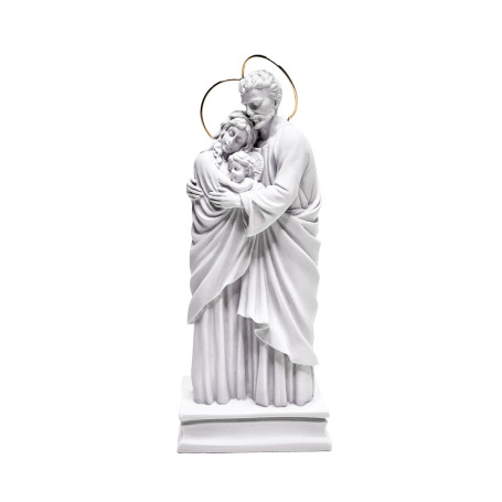 IMAGEM SAGRADA FAMÍLIA - MÁRMORE - 26CM