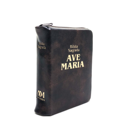 BÍBLIA AVE MARIA - BOLSO - ZÍPER