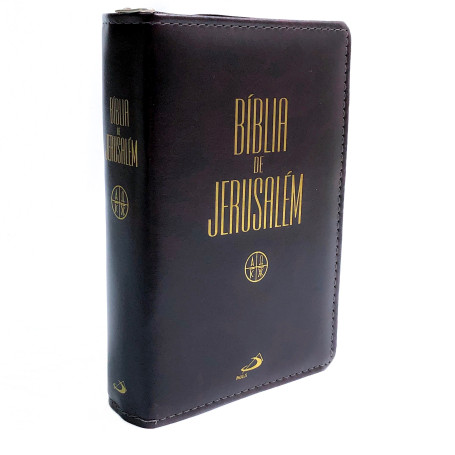 BÍBLIA JERUSALÉM COM ZÍPER