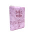 BÍBLIA SAGRADA - EDIÇÃO PASTORAL - BOLSO - CAPA COM ZÍPER ROSA