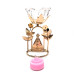 CASTIÇAL DE VIDRO - NOSSA SENHORA APARECIDA - FLOR - COM VELA