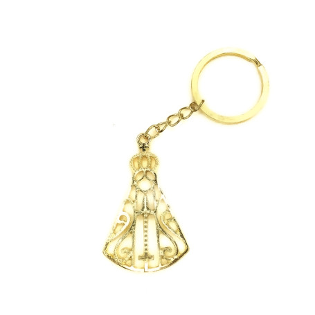 CHAVEIRO VAZADO - NOSS SENHORA APARECIDA - DOURADO