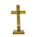 CRUCIFIXO DE MESA - MADEIRA - 25CM - SÃO BENTO