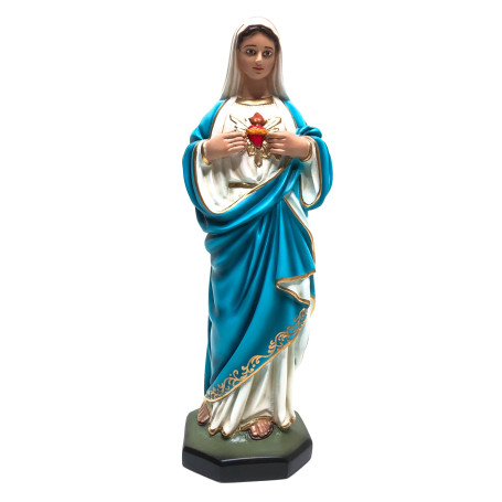 IMAGEM SAGRADO CORAÇÃO DE MARIA - 29,5CM