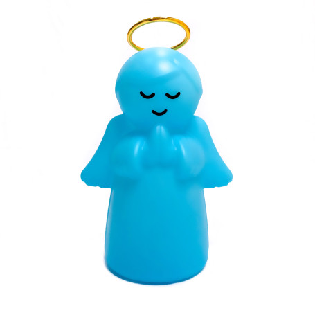 LUMINÁRIA ANJO COM AUREOLA - AZUL