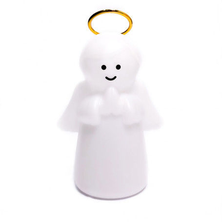 LUMINÁRIA ANJO COM AUREOLA - BRANCO 