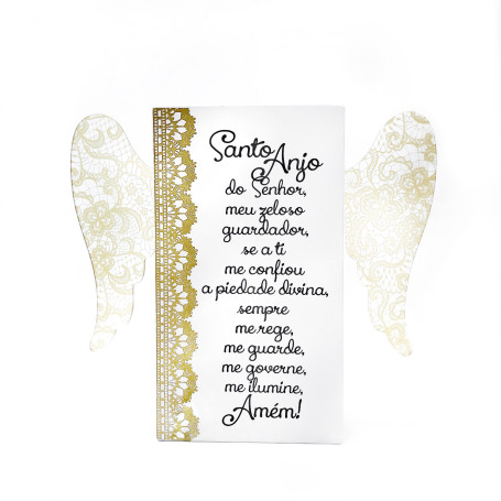 MADEIRINHA DE MESA - SANTO ANJO - COM ASAS