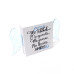 PLACA DE MESA COM ASAS - AZUL