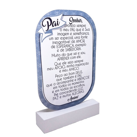 MADEIRINHA DE MESA - PAI - AZUL