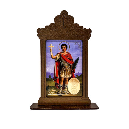 ORATÓRIO DE MESA - SANTO EXPEDITO - 14,5CM