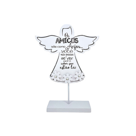 ENFEITE DE MESA - FORMATO DE ANJO - AMIGOS 