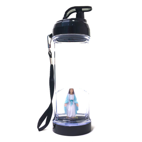 GARRAFA COM IMAGEM DE RESINA - NOSSA SENHORA DAS GRAÇAS