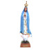  IMAGEM NOSSA SENHORA DE FÁTIMA PORTUGUESA - 42CM - PLURICOLOR - OLHOS DE VIDRO