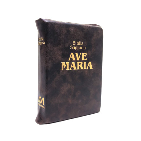 BÍBLIA AVE MARIA - TRADICIONAL - COM ZÍPER