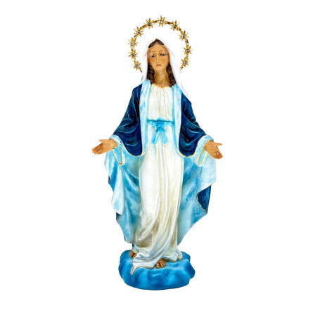IMAGEM NOSSA SENHORA DAS GRAÇAS - COM RESPLENDOR - 27CM